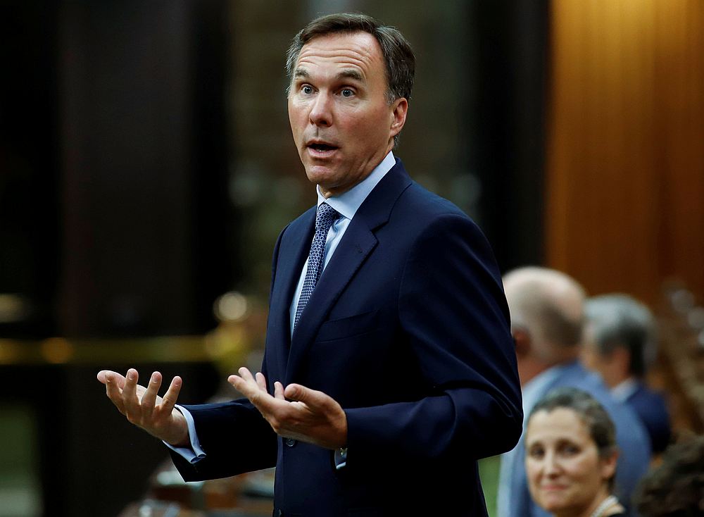 Canadian finance minister resignation