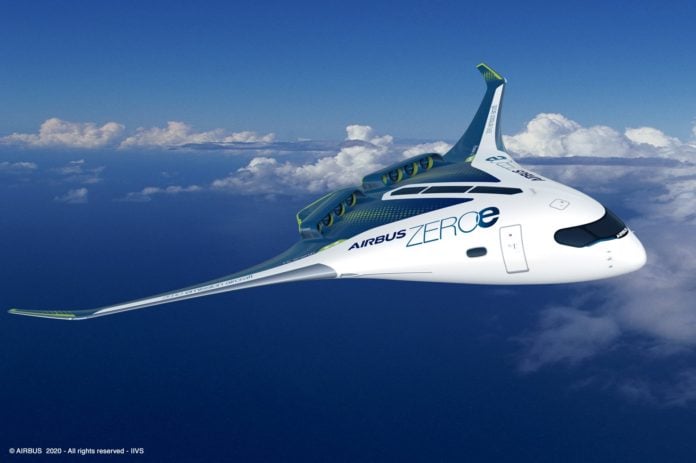 AirbusZEROe-Blended-Wing-Body-Concept 1