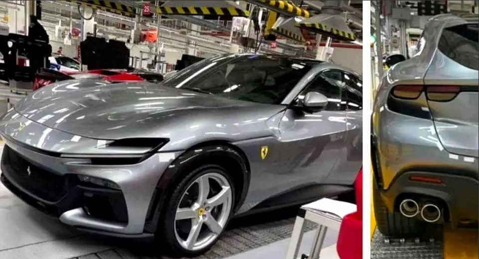 Ferrari already leaked images of the Purosangue directly from the factory some time ago, and a new official teaser confirms their authenticity