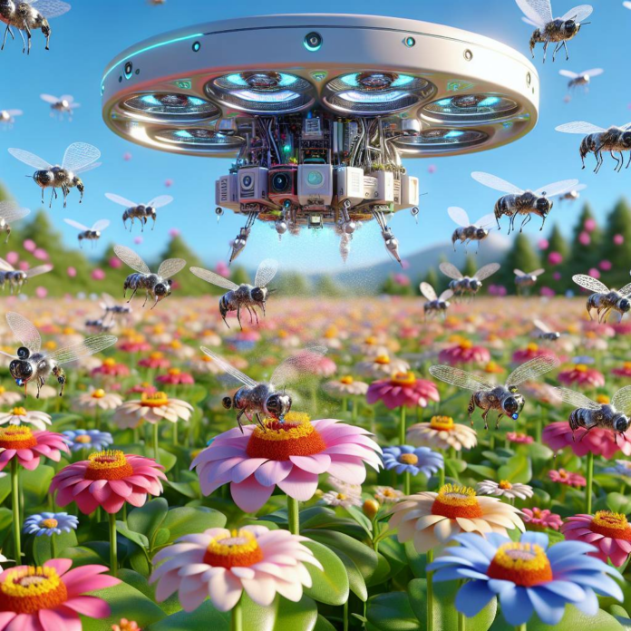Synthetic Pollinators Addressing Bee Decline with Drone Swarms