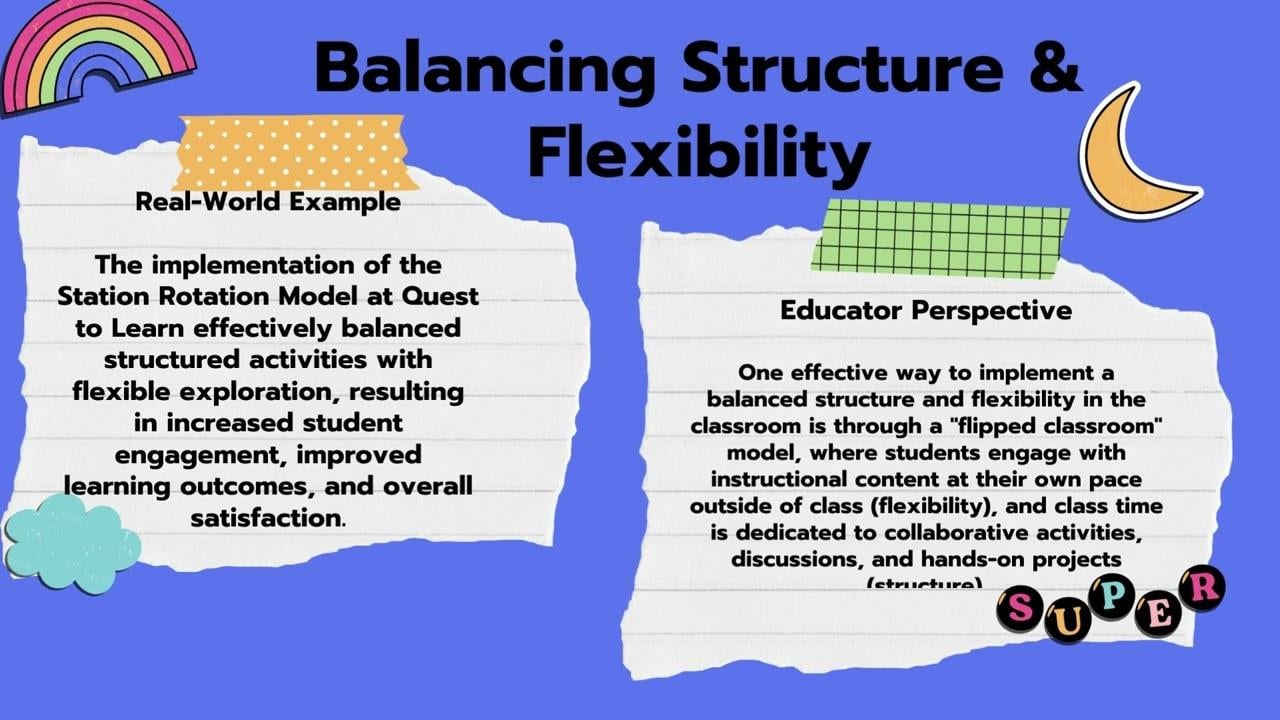 The Importance of Structured Flexibility