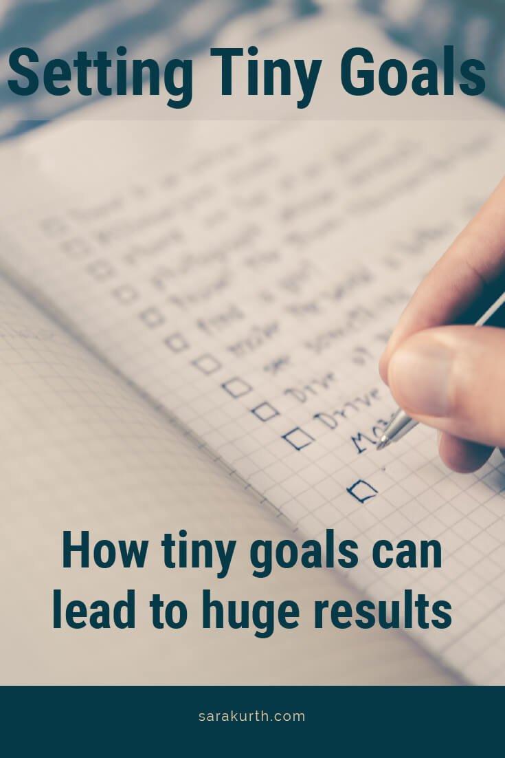 Understanding the Power of Smaller Goals