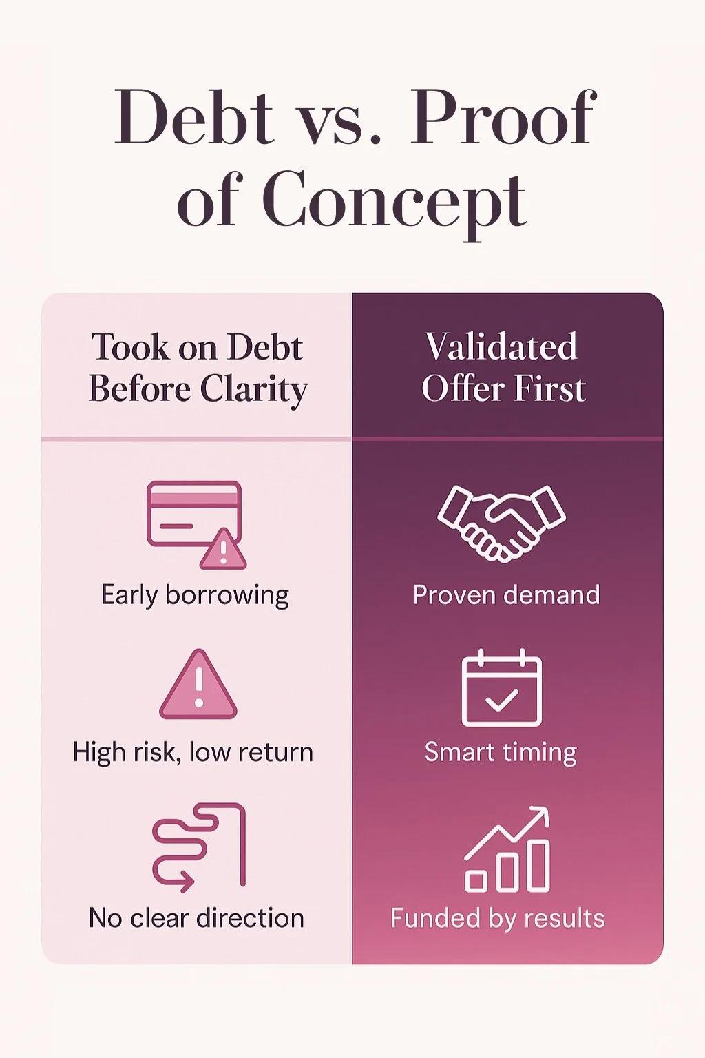 Reinvest early revenue into measured growth using unit economics and customer driven expansion